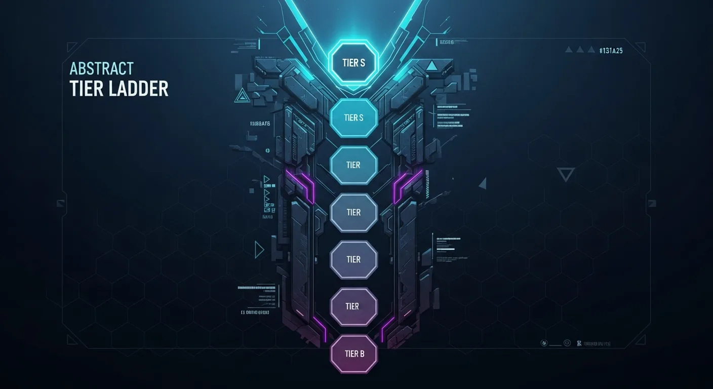 Cover banner del artículo tier list Heroes mayo 2026 — diseño Tactical HUD