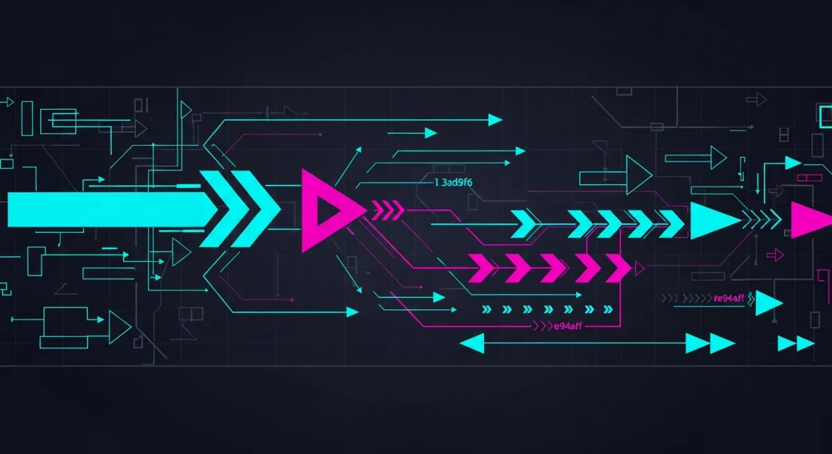 Cover ilustrado del artículo — diseño abstracto Tactical HUD