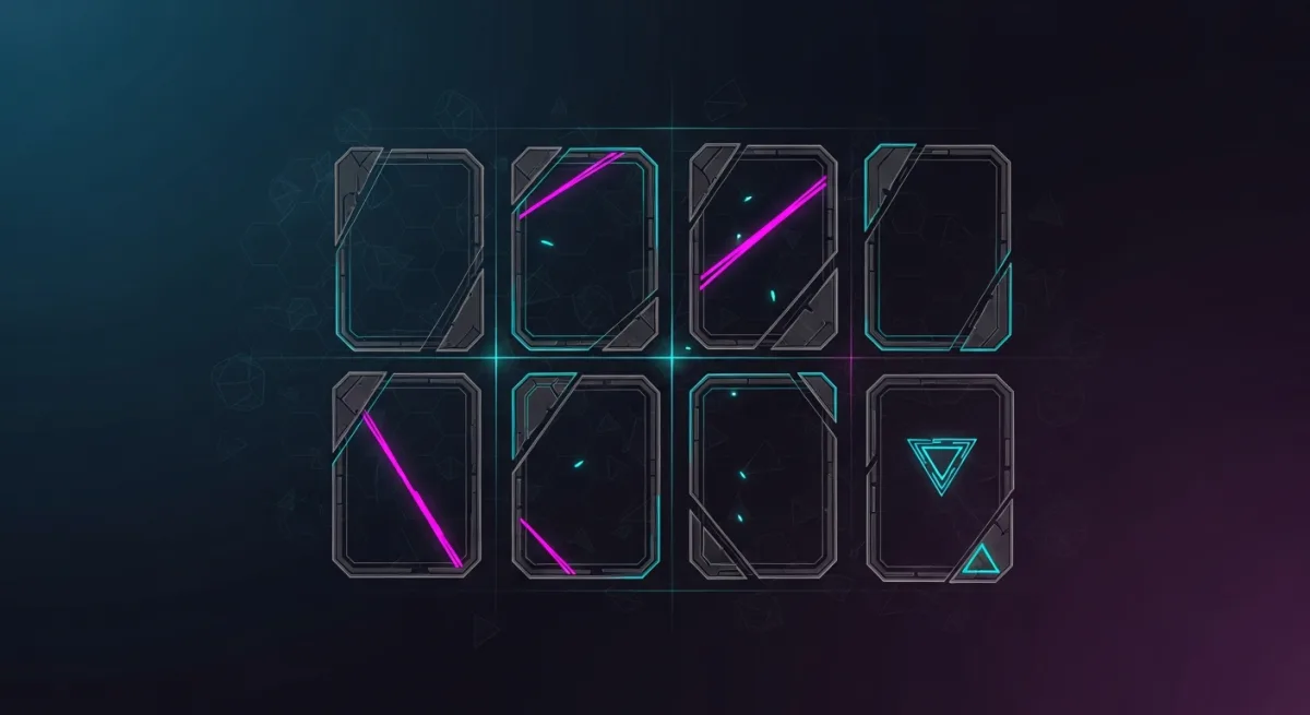 Cover ilustrado del artículo — diseño abstracto Tactical HUD