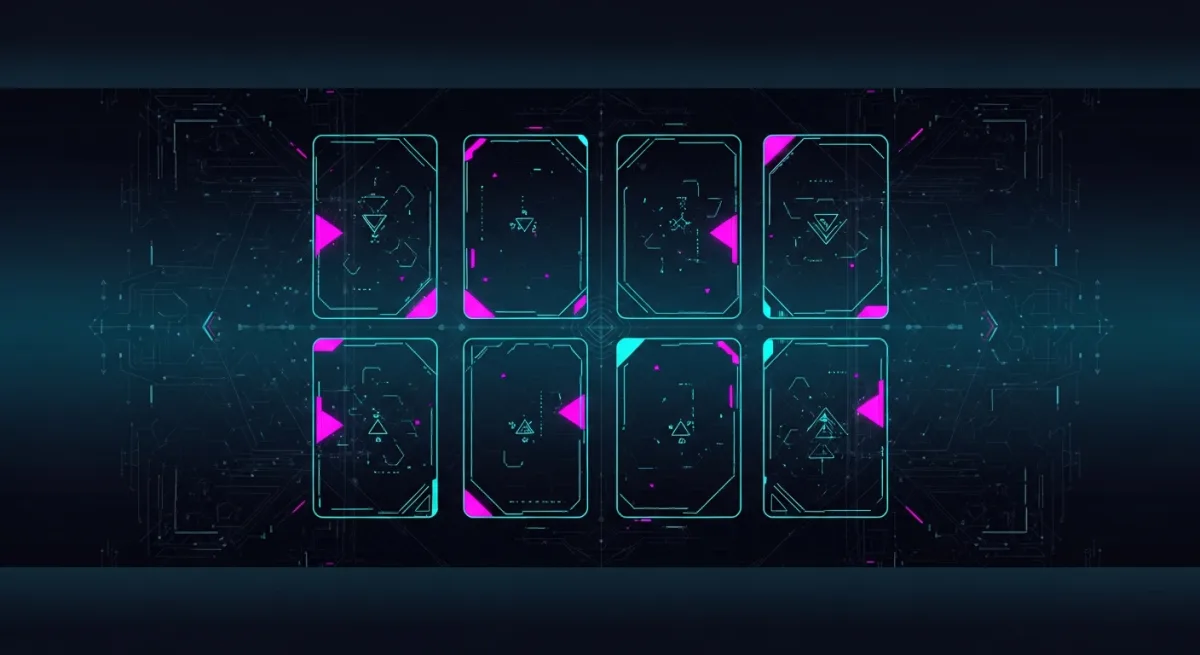 Cover ilustrado del artículo — diseño abstracto Tactical HUD