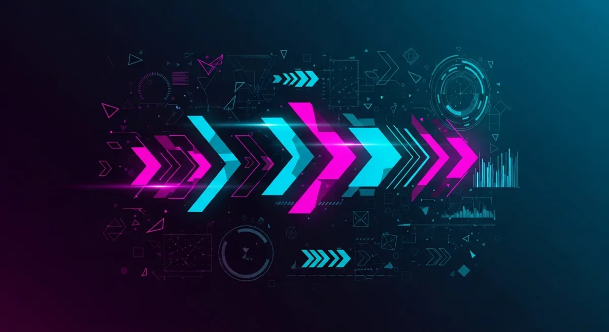 Cover ilustrado del artículo — diseño abstracto Tactical HUD