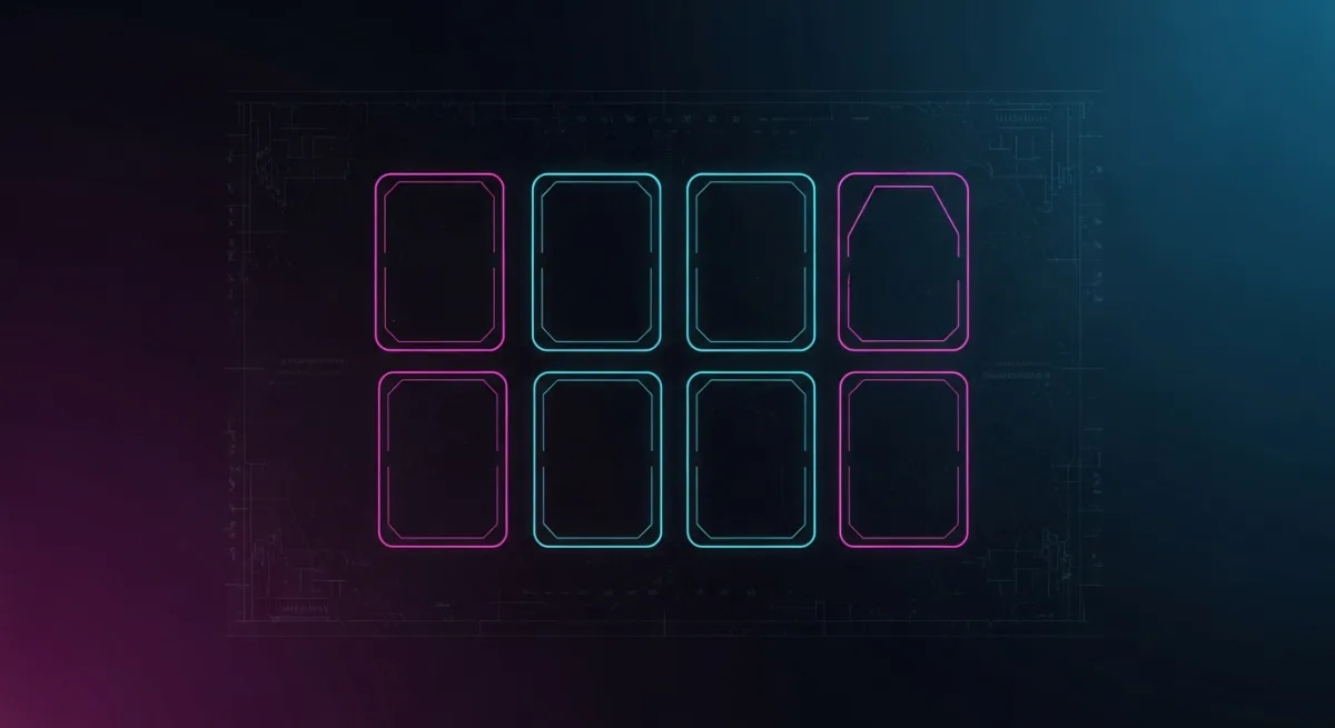 Cover ilustrado del artículo — diseño abstracto Tactical HUD