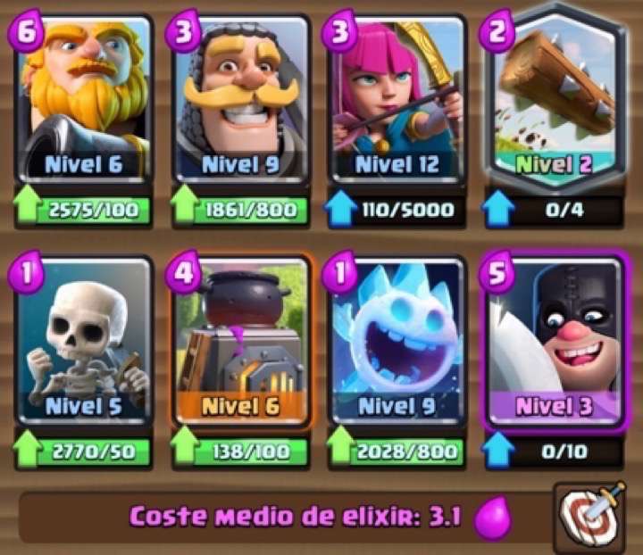 Mazo de ciclo rápido para Gigante Noble