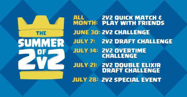Calendario para Julio Clash Royale