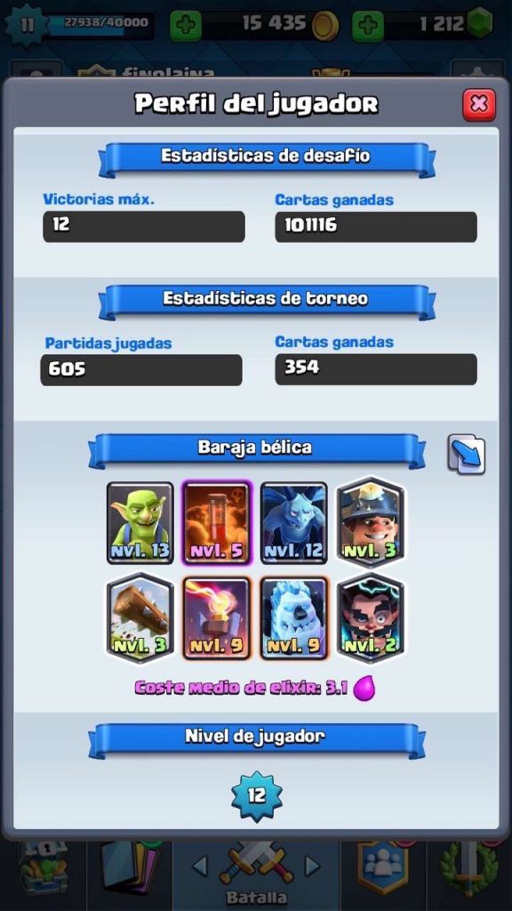 Imagen de los mejores mazos para ganar torneos y desafíos Minero + Veneno