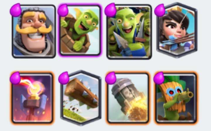 Mazo con cartas Log Bait