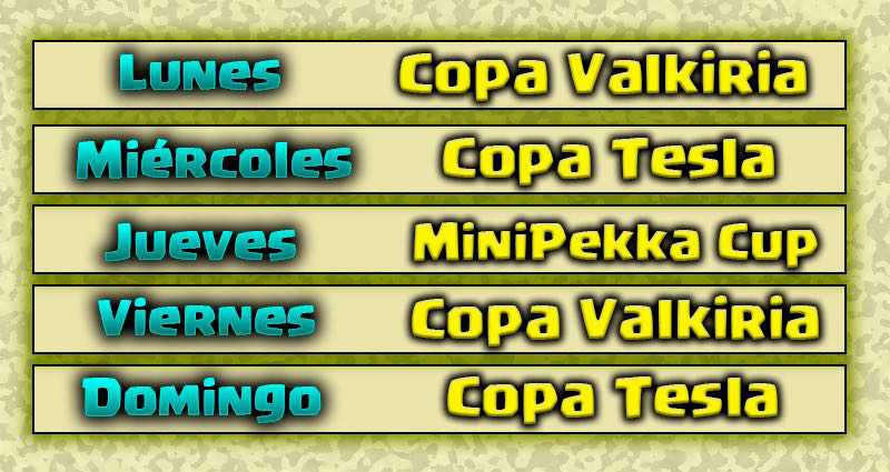Calendario de competiciones