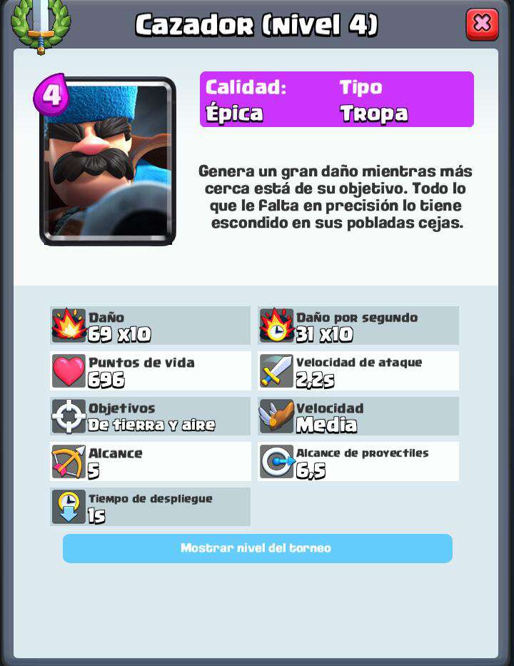 Carta de cazador