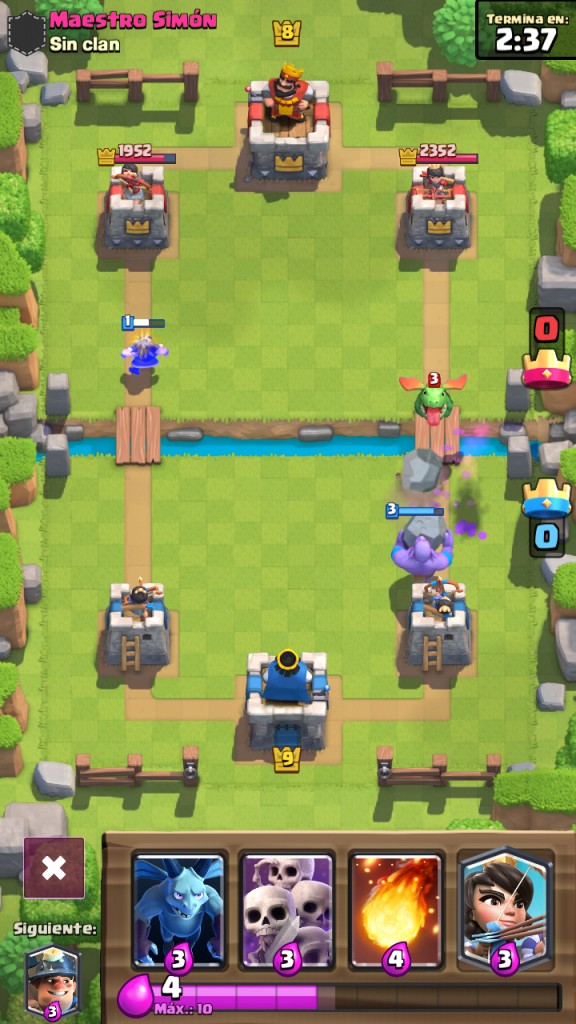 gráficos Clash Royale