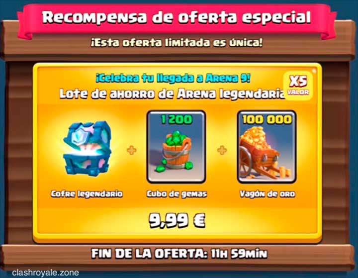 Recompensa arena 9