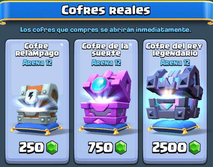Cofres nuevos