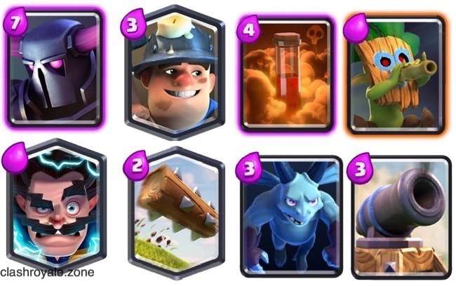 Mazo 3 Pekka y minero consejos arena legendaria