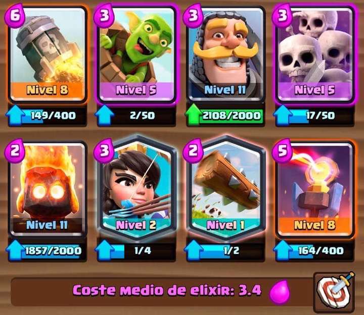 Mazo cohete y barril de duendes para ganar gran desafío