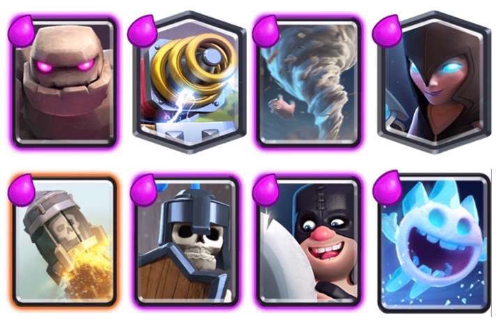 Mazo para ganar desafío doble elixir