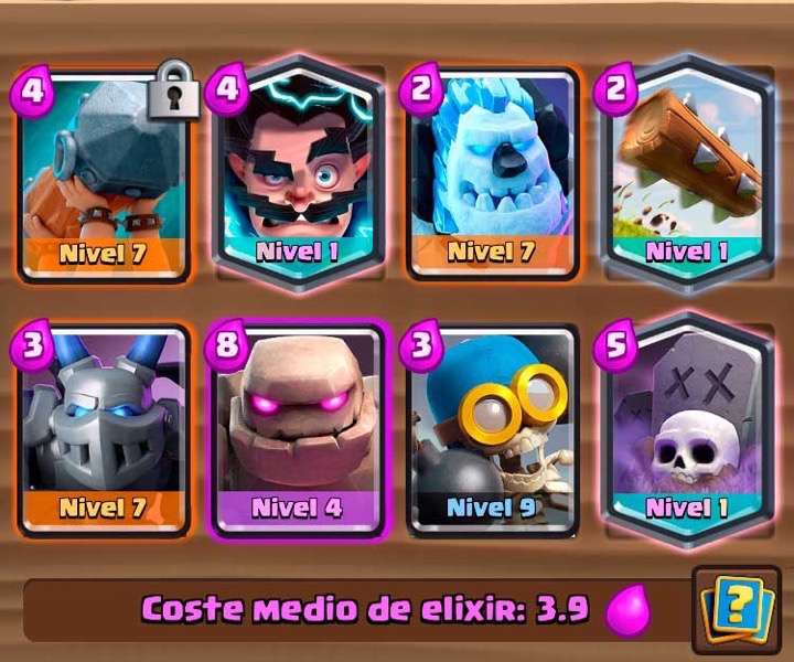 Mazo preparado para ganar el desafío de Arietes de batalla