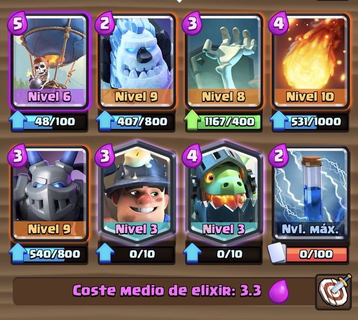 Mazo ciclo rápido globo 3.3