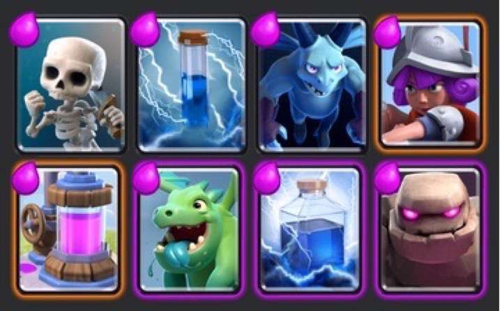 Mejor mazo para arena 7