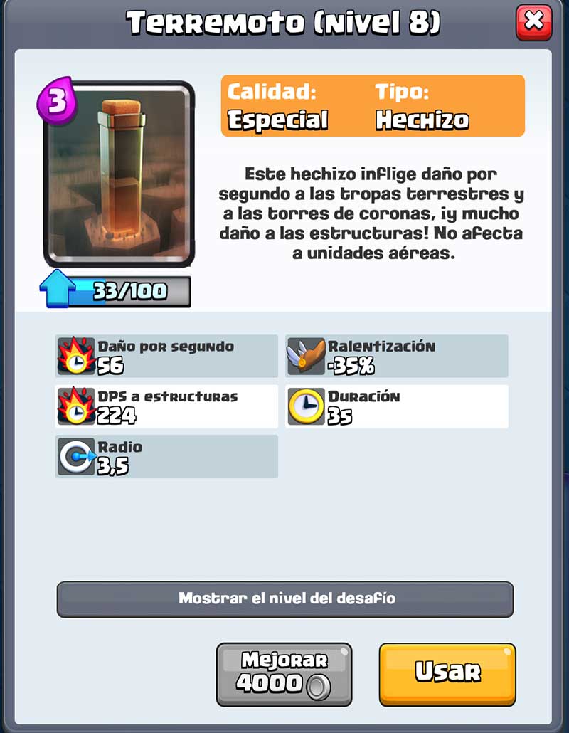 Ficha de terremoto