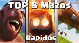 8 mazos de ciclo rápido Clash Royale