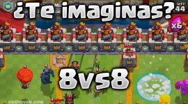 Batallas 8vs8 Clash Royale