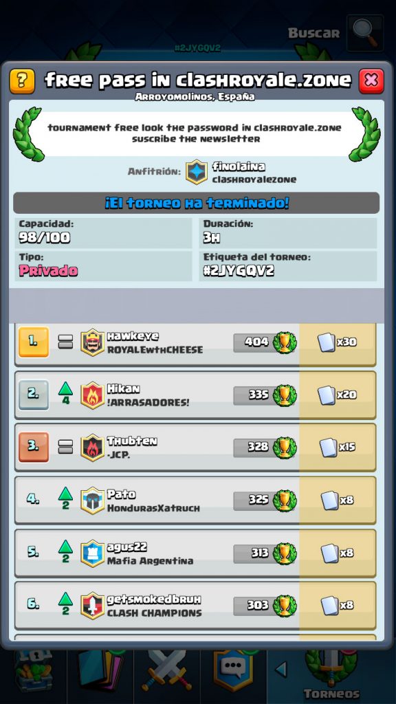 winners fourth tournament clash royale zone